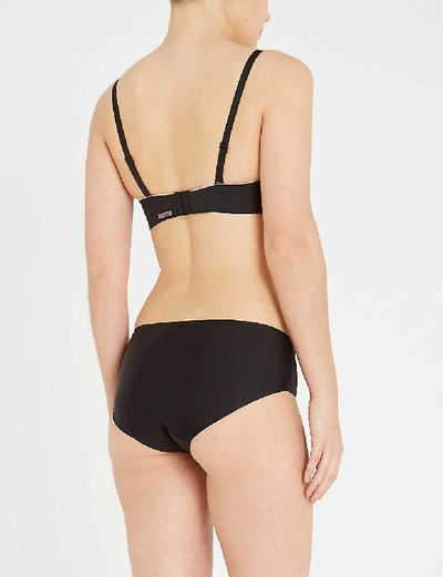 绝对不可见无带无带 弹力平纹针织  文胸