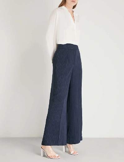 Shop Zadig & Voltaire Womens Blanc Satin Top In Blanc (white)