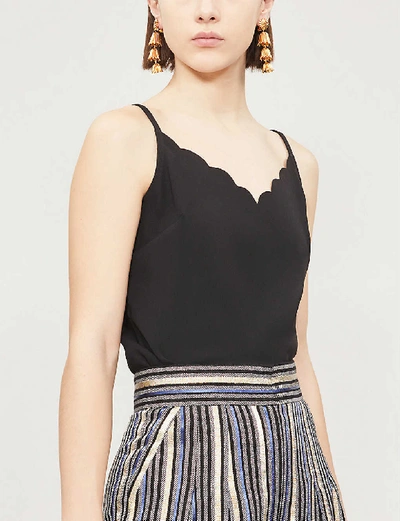 Shop Ted Baker Siina Scalloped Camisole Top