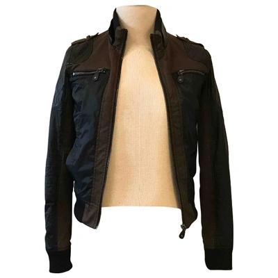 DIESEL BLACK GOLD Pre-owned Leather Jacket In Black