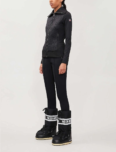 伊兰西亚拉伸编织的喇叭滑雪裤