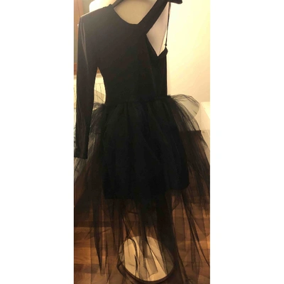 Pre-owned Ben Taverniti Unravel Project Maxi Dress In Black