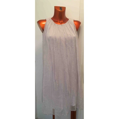 Pre-owned Tara Jarmon Silk Mid-length Dress In Other