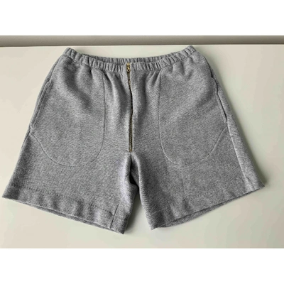 Pre-owned Marni Grey Cotton - Elasthane Shorts