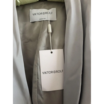 Pre-owned Viktor & Rolf Short Vest In Grey