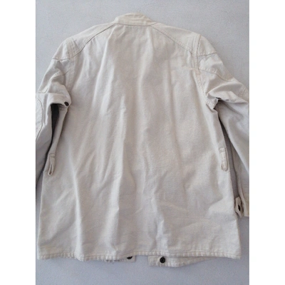 Pre-owned Belstaff Ecru Cotton Jacket