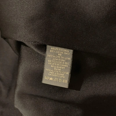 Pre-owned Zac Posen Silk Blouse In Black