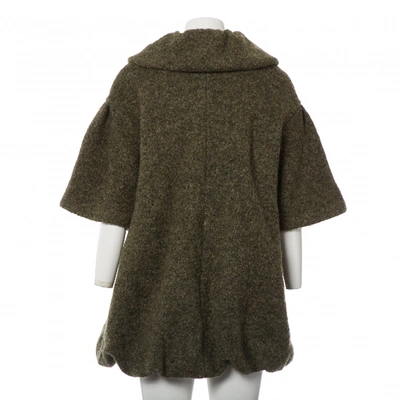 Pre-owned Ports 1961 Wool Coat In Green