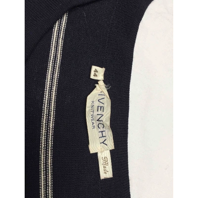 Pre-owned Givenchy Blue Wool Dress