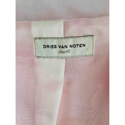 Pre-owned Dries Van Noten Pink Coat