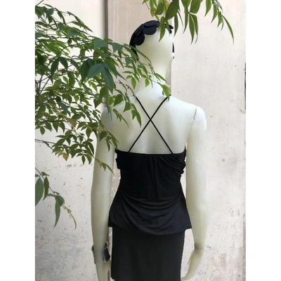 Pre-owned Patrizia Pepe Mini Dress In Black