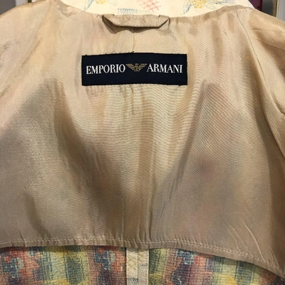 Pre-owned Emporio Armani Short Vest In Yellow