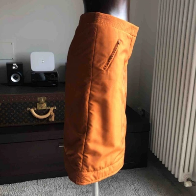 Pre-owned Alberta Ferretti Mid-length Skirt In Orange