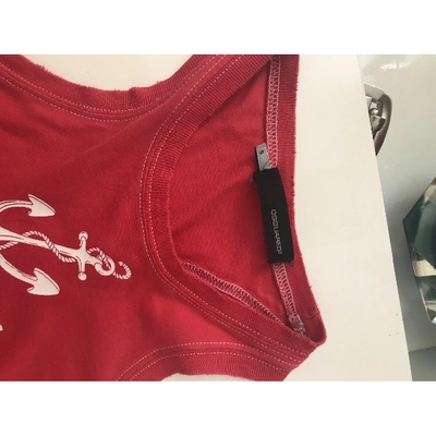 Pre-owned Dsquared2 Vest In Red
