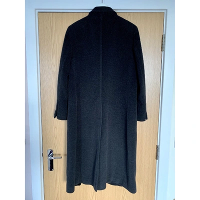 Pre-owned Bally Anthracite Wool Coats