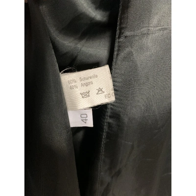 Pre-owned Bally Anthracite Wool Coats