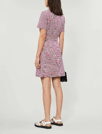 Shop Maje Rida Cotton-blend Mini Dress