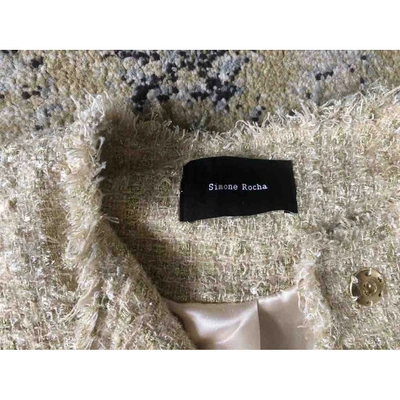 Pre-owned Simone Rocha Grey Tweed Jacket