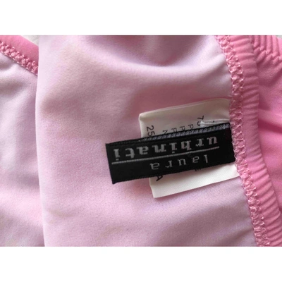 Pre-owned Laura Urbinati Pink Lycra Swimwear