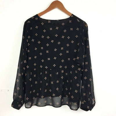 Pre-owned Maje Black Polyester Top