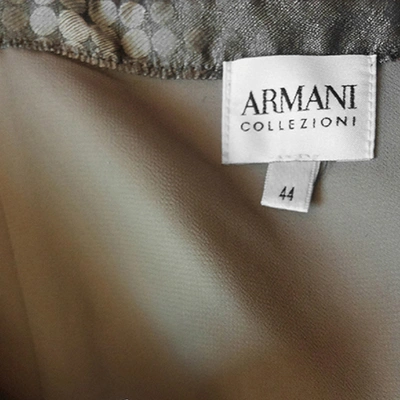 Pre-owned Armani Collezioni Camisole In Metallic