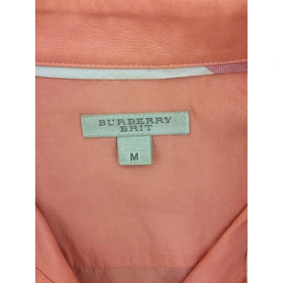 Pre-owned Burberry Silk Shirt In Other