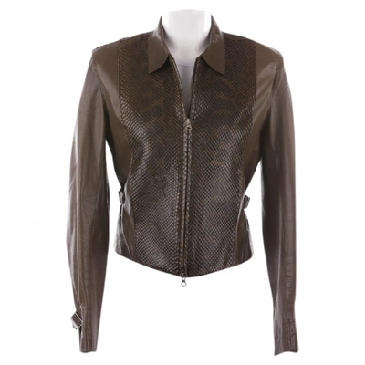 Pre-owned Sylvie Schimmel Brown Leather Jacket