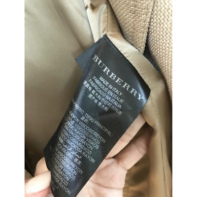 Pre-owned Burberry Beige Trench Coat