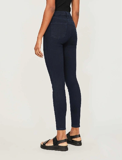 Shop J Brand Lillie High-rise Skinny Stretch-denim Jeans In Penrose