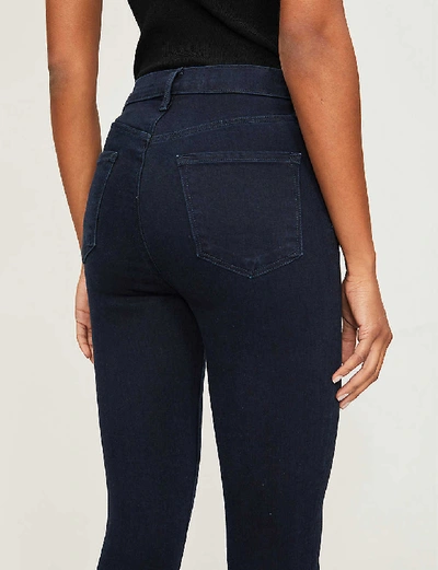 Shop J Brand Lillie High-rise Skinny Stretch-denim Jeans In Penrose