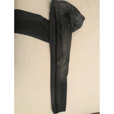Pre-owned R13 Straight Pants In Grey