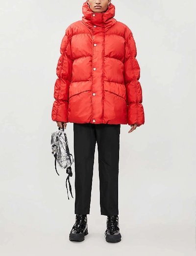 Shop Moncler Genius X 1017 Alyx 9sm Eris Padded Shell Jacket In Red