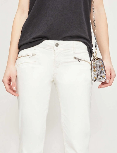 Zadig & Voltaire Ava Raw-hem Skinny High-rise Jeans In Judo