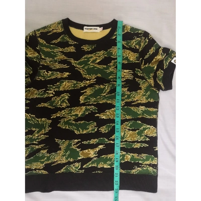 Pre-owned A Bathing Ape Green Cotton Top