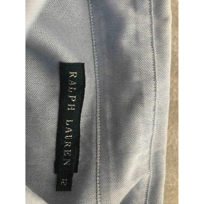 Pre-owned Polo Ralph Lauren Blue Cotton  Top