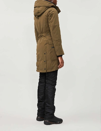 Shop Canada Goose Kinley Hooded Woven Jacket In Military