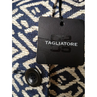 Pre-owned Tagliatore Coat In Grey