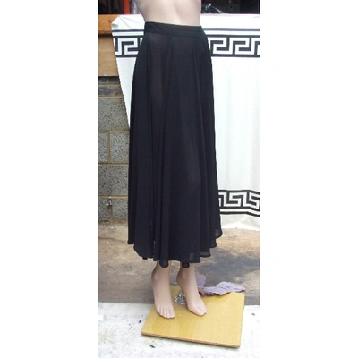 Pre-owned Guy Laroche Mid-length Skirt In Black
