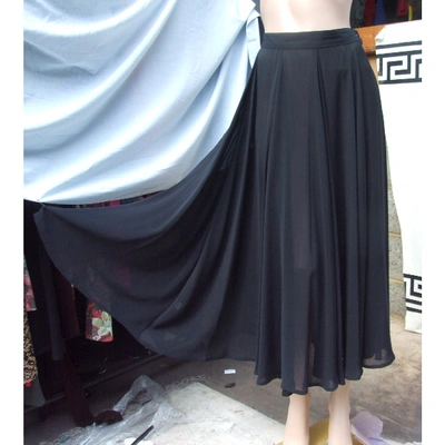 GUY LAROCHE Pre-owned Mid-length Skirt In Black