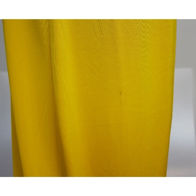 Pre-owned Vionnet Maxi Dress In Yellow