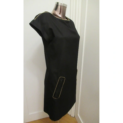 Pre-owned Viktor & Rolf Wool Mini Dress In Black