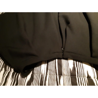 Pre-owned Iceberg Wool Mid-length Skirt In Black