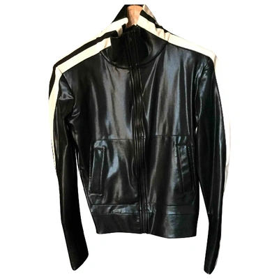 Pre-owned Norma Kamali Black Leather Jacket