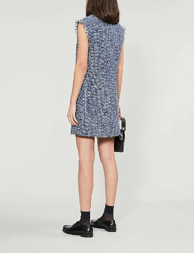 Shop Claudie Pierlot Regione Woven Mini Dress