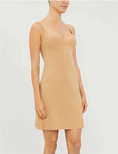 Shop Wolford Pure Stretch-woven Dress In Fairly Light