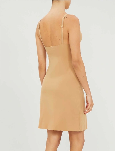 Shop Wolford Pure Stretch-woven Dress In Fairly Light