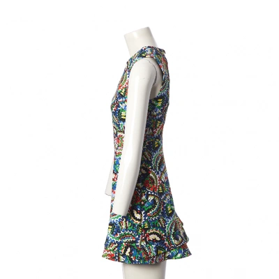 Pre-owned Saloni Mini Dress In Multicolour