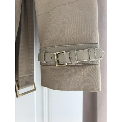 Pre-owned Tod's Beige Cotton Trench Coat