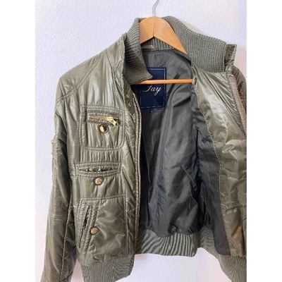 Pre-owned Fay Green Jacket