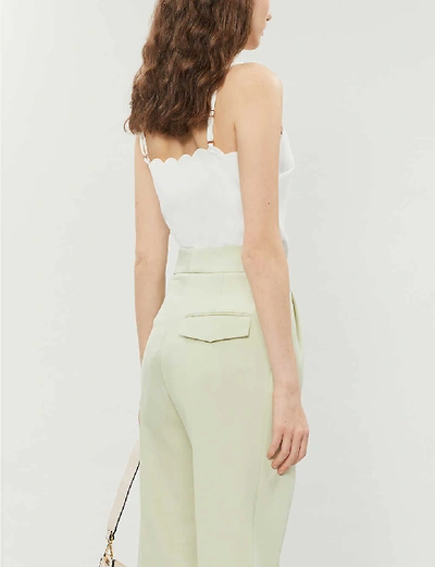 Shop Ted Baker Scalloped Crepe Camisole